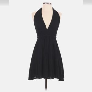 NWT Illa Illa Black Halter Mini LBD Size Small